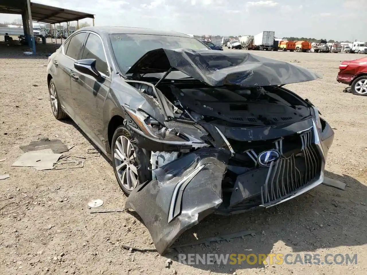 1 Photograph of a damaged car 58ACA1C15MU004973 LEXUS ES300 2021