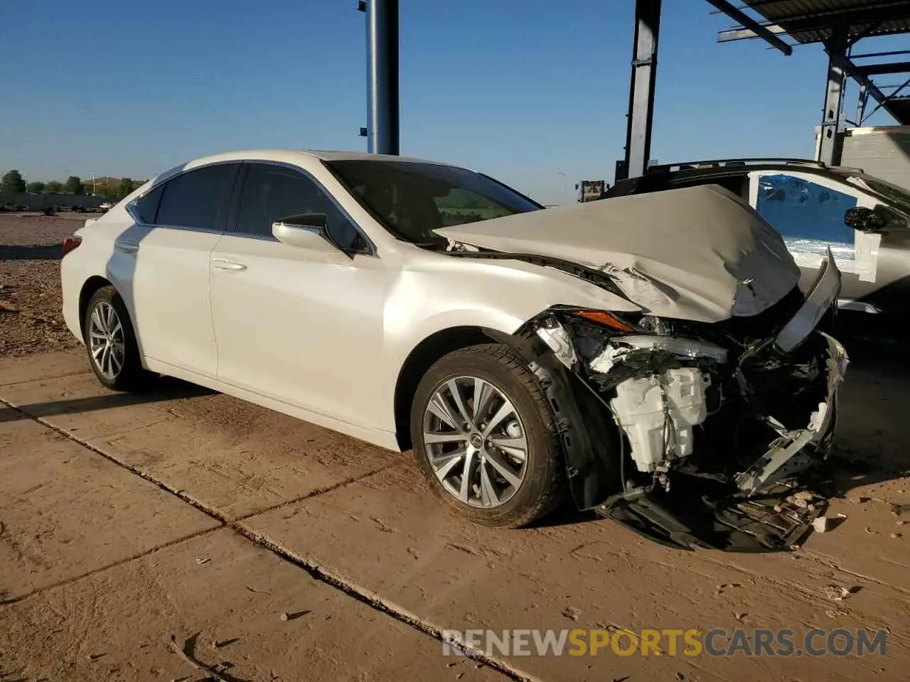 4 Photograph of a damaged car 58ACA1C1XMU007237 LEXUS ES300 2021