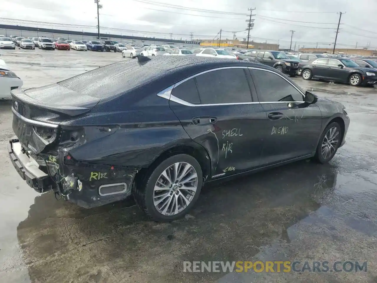 3 Photograph of a damaged car 58ADA1C10MU008689 LEXUS ES300 2021