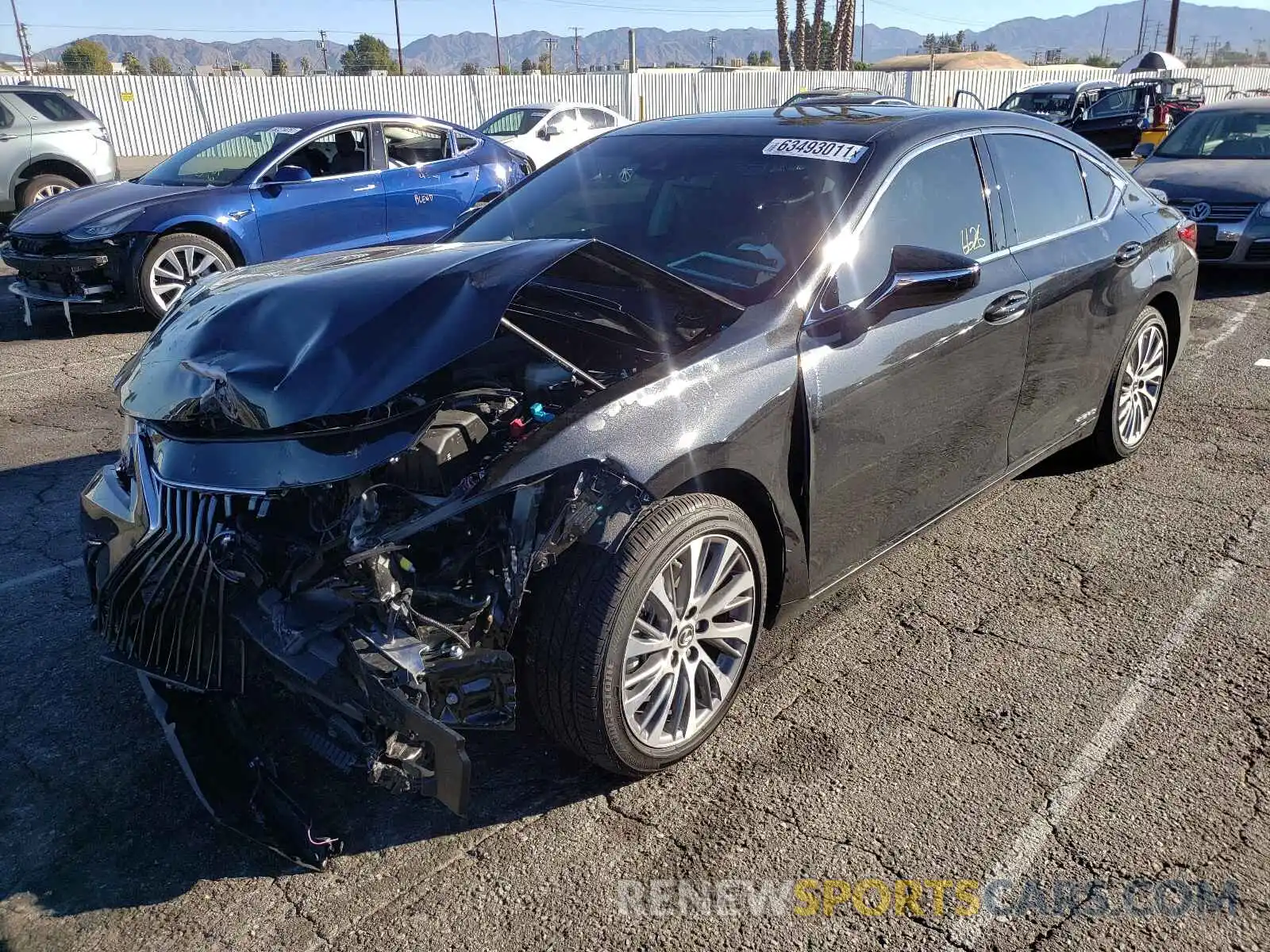 2 Photograph of a damaged car 58ADA1C13MU010274 LEXUS ES300 2021