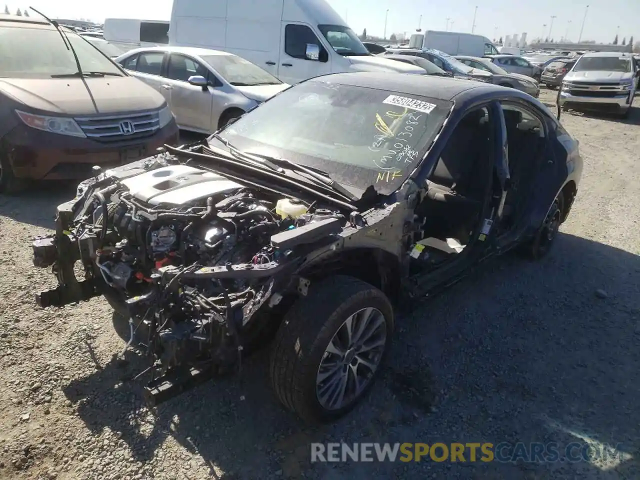 2 Photograph of a damaged car 58ADA1C19MU013082 LEXUS ES300 2021