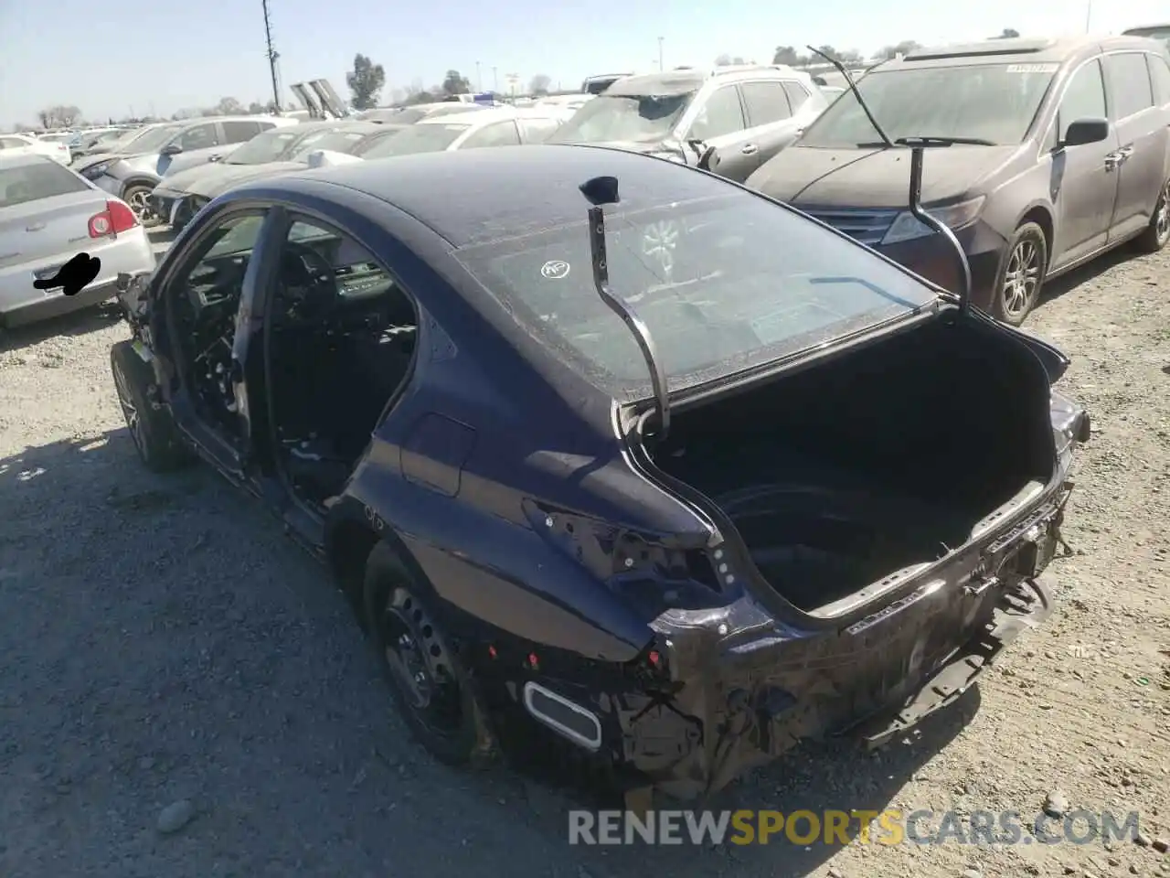 3 Photograph of a damaged car 58ADA1C19MU013082 LEXUS ES300 2021