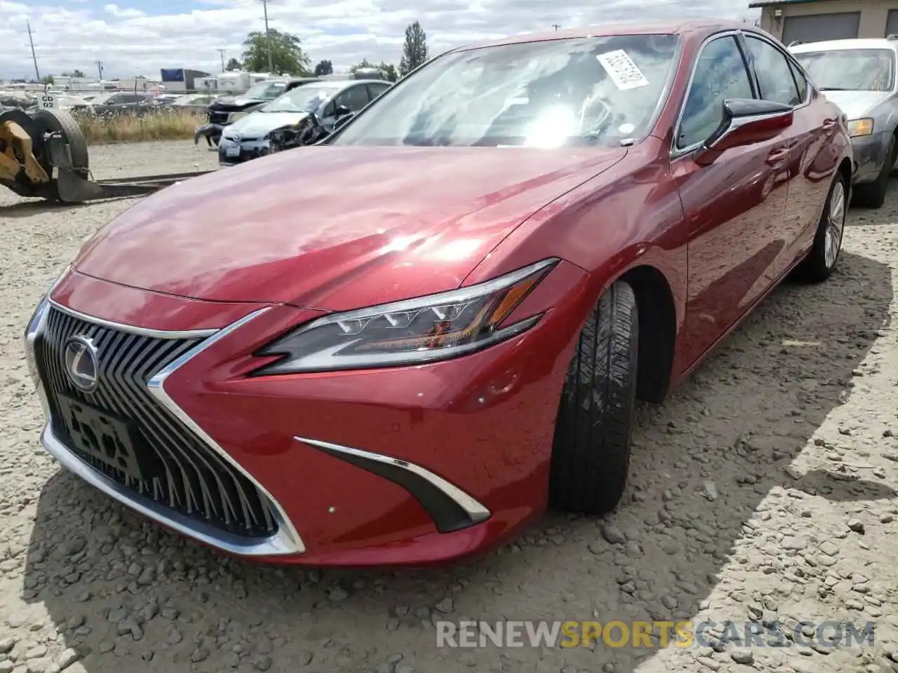 2 Photograph of a damaged car 58AEA1C11MU005692 LEXUS ES300 2021