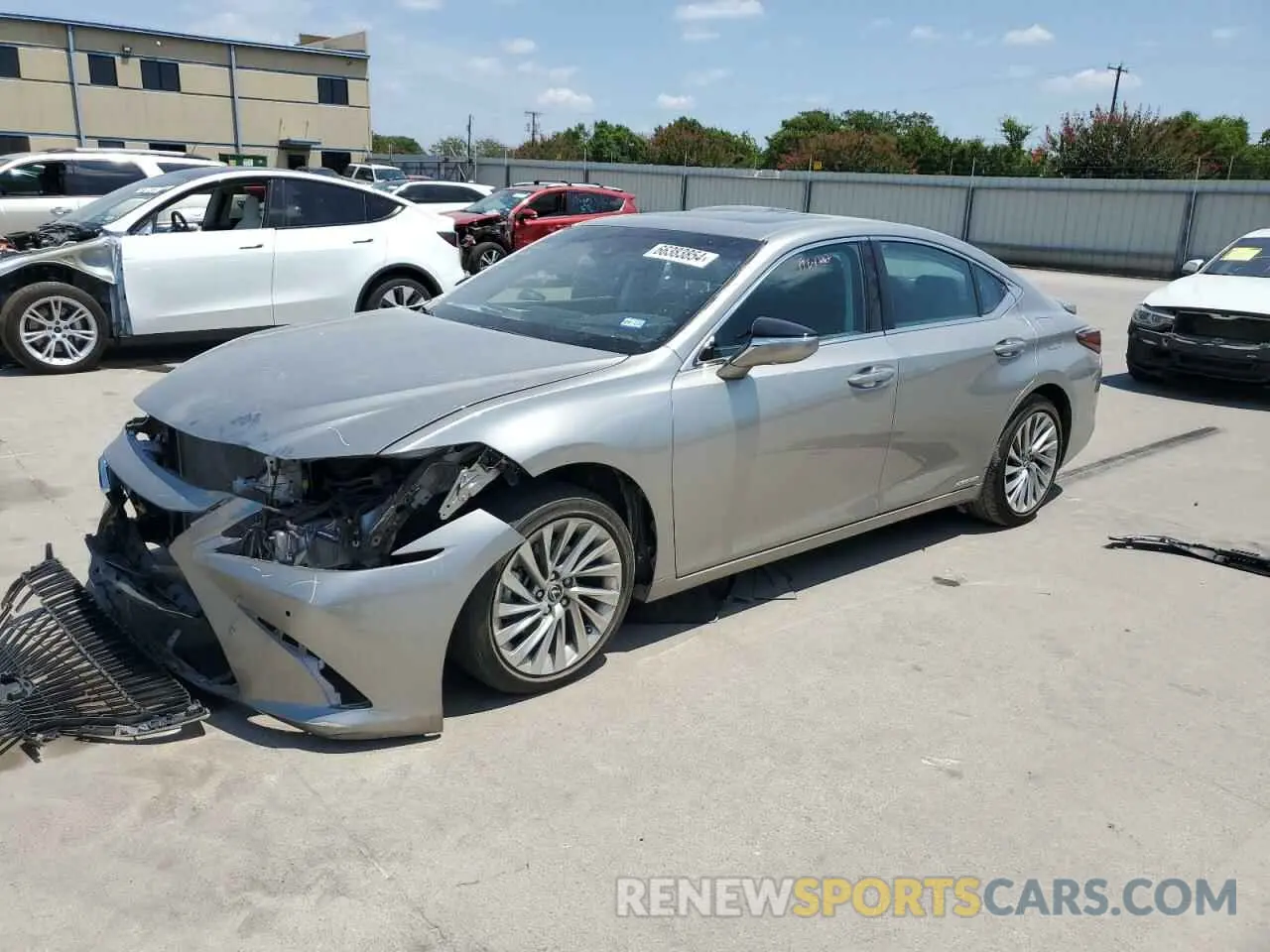 1 Photograph of a damaged car 58AFA1C18MU011039 LEXUS ES300 2021