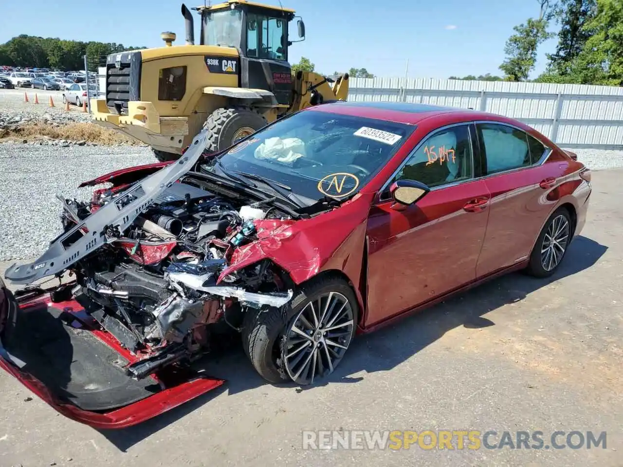 2 Photograph of a damaged car 58ADA1C10NU020522 LEXUS ES300 2022