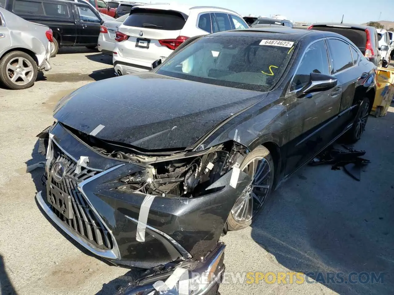 2 Photograph of a damaged car 58ADA1C13NU022829 LEXUS ES300 2022