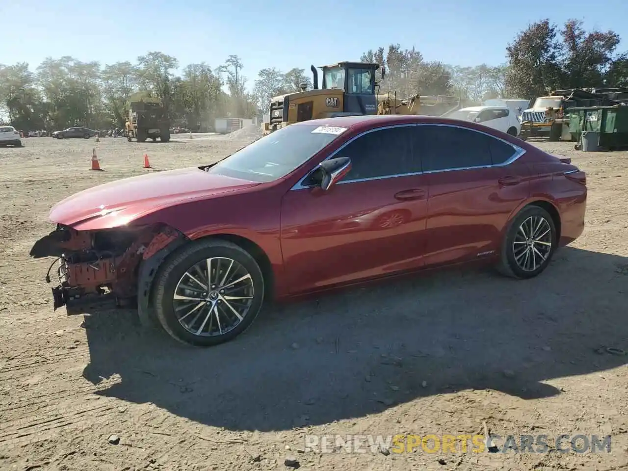 1 Photograph of a damaged car 58ADA1C16NU018578 LEXUS ES300 2022