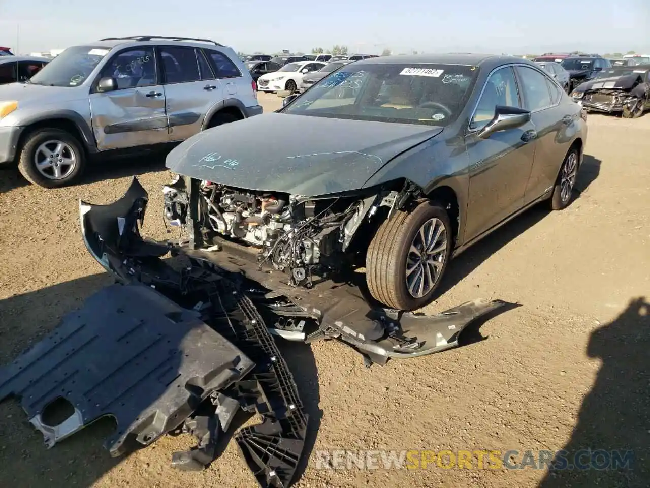 2 Photograph of a damaged car 58ADA1C17NU018167 LEXUS ES300 2022