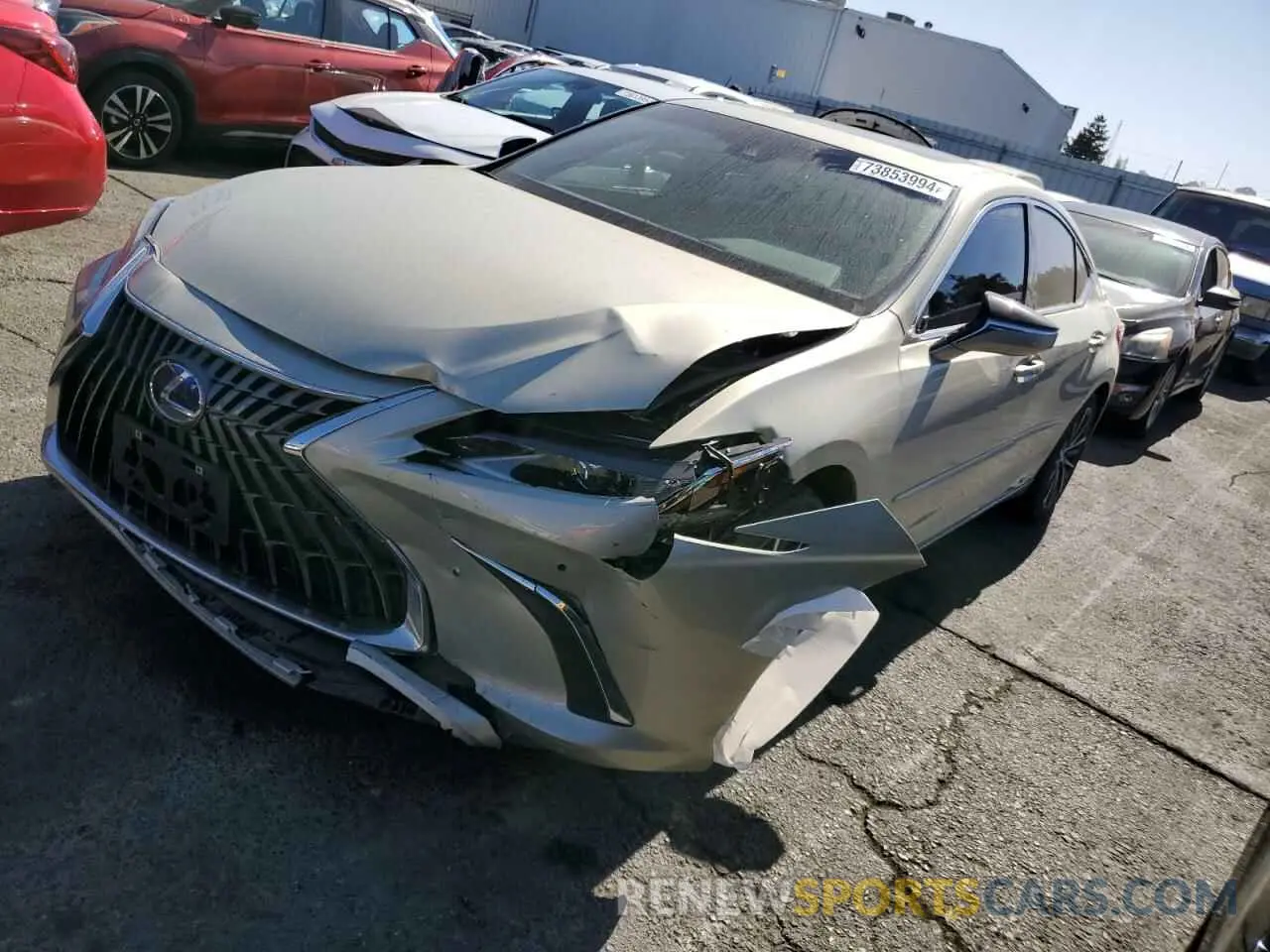 1 Photograph of a damaged car 58ADA1C18NU024950 LEXUS ES300 2022