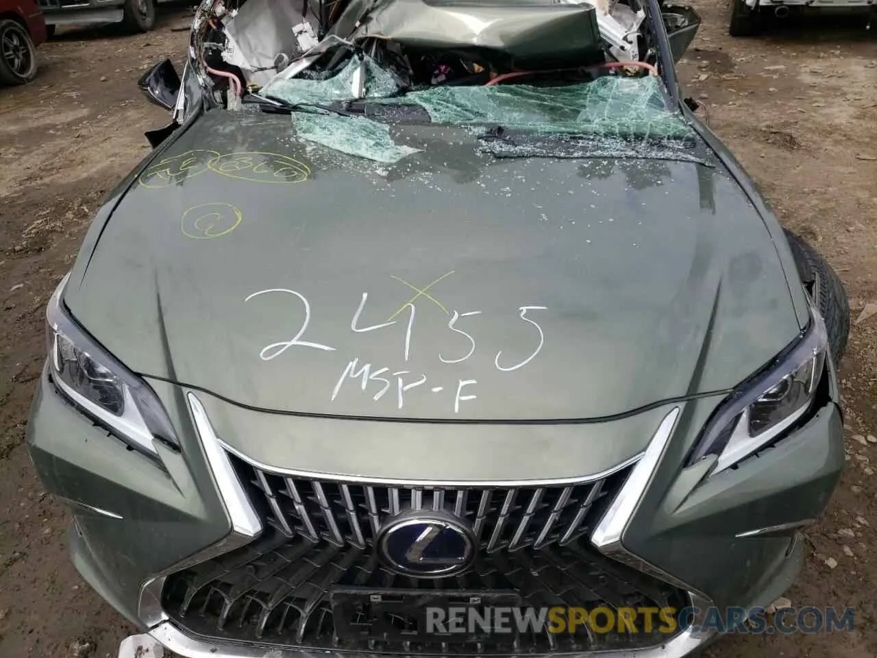 7 Photograph of a damaged car 58ADA1C1XNU022455 LEXUS ES300 2022