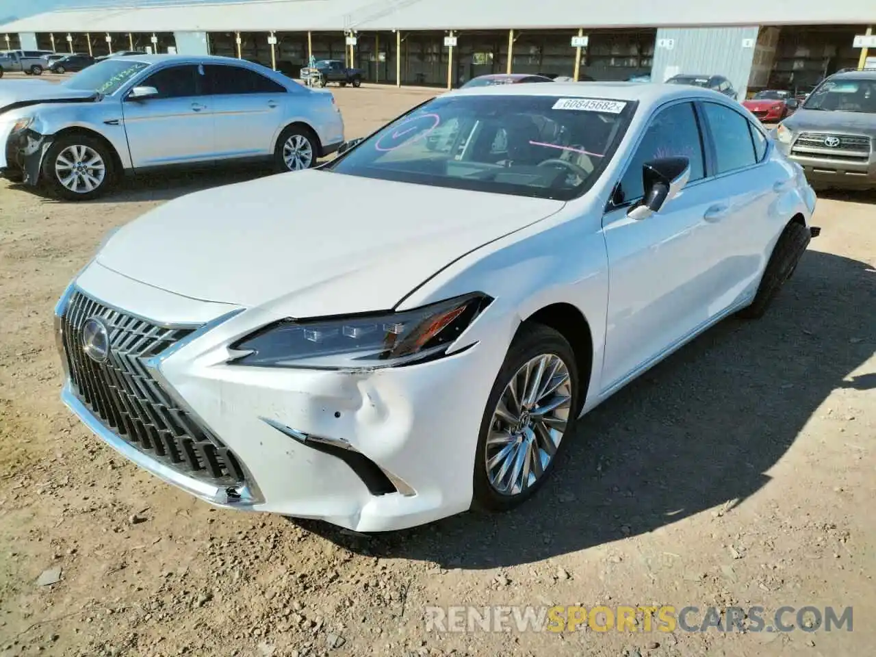 2 Photograph of a damaged car 58AEA1C15NU025588 LEXUS ES300 2022