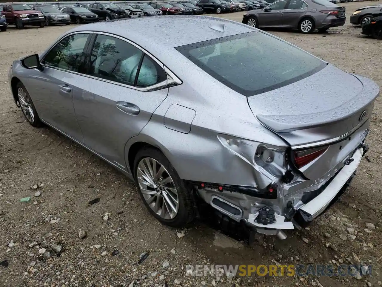 2 Photograph of a damaged car 58AEA1C16NU016219 LEXUS ES300 2022