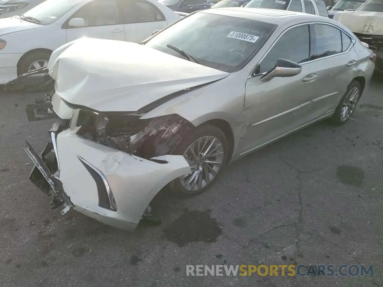 1 Photograph of a damaged car 58AEA1C17NU021512 LEXUS ES300 2022