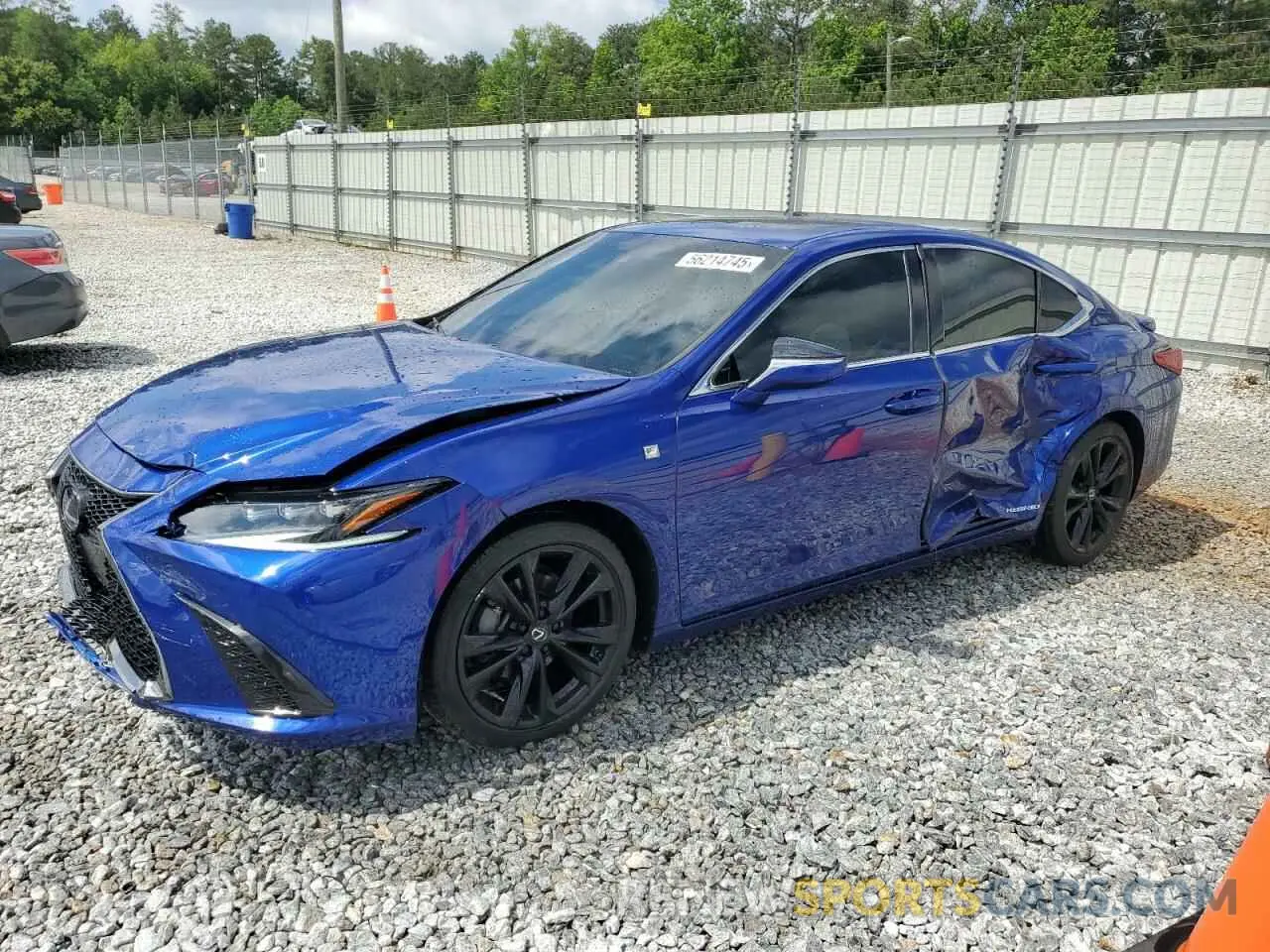 1 Photograph of a damaged car 58AGA1C11NU012393 LEXUS ES300 2022