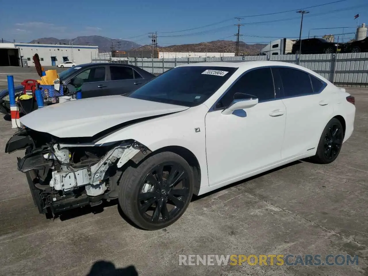 1 Photograph of a damaged car 58AGA1C17NU022779 LEXUS ES300 2022