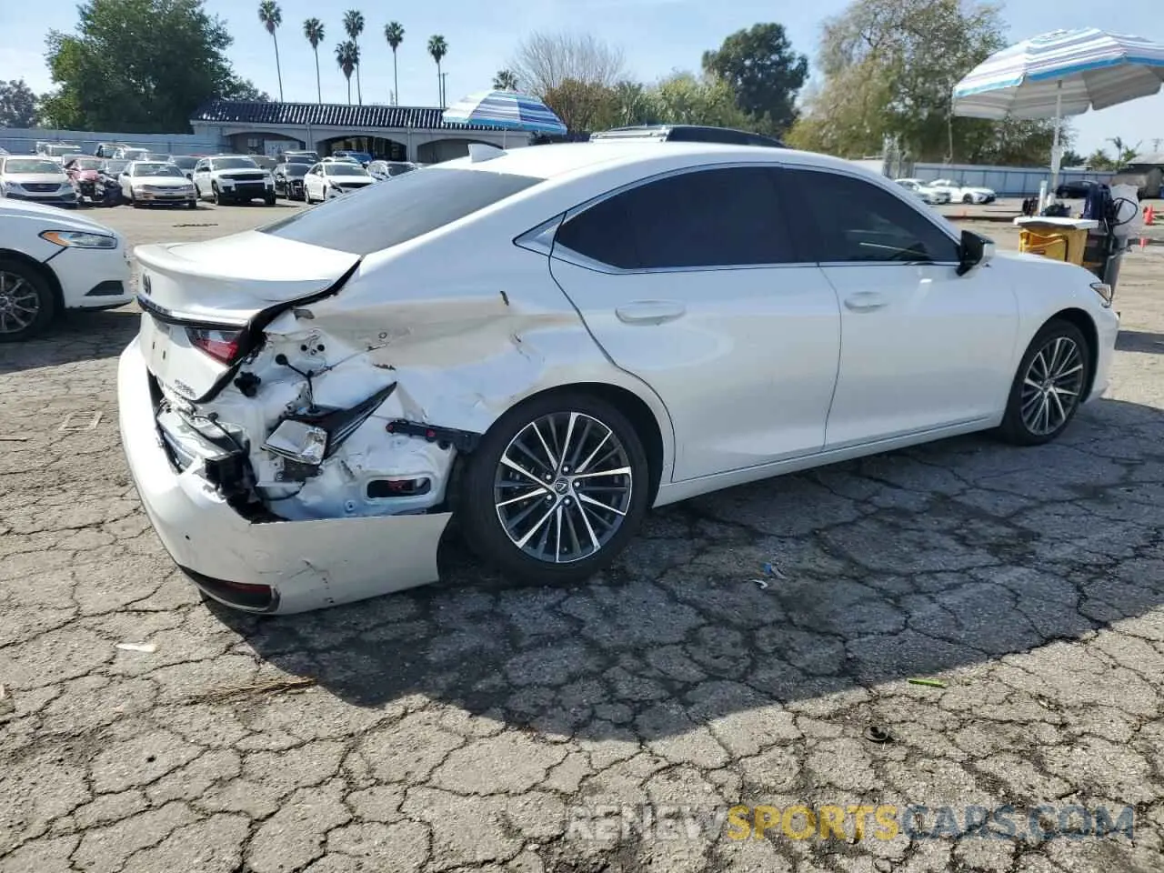 3 Photograph of a damaged car 58ADA1C10RU051887 LEXUS ES300 2024