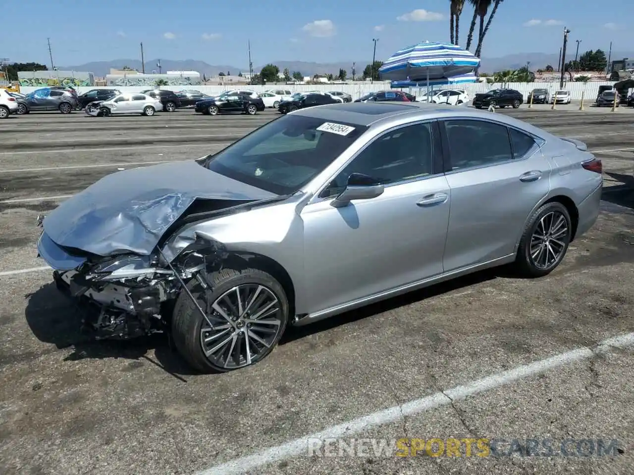 1 Photograph of a damaged car 58ADA1C12RU051132 LEXUS ES300 2024