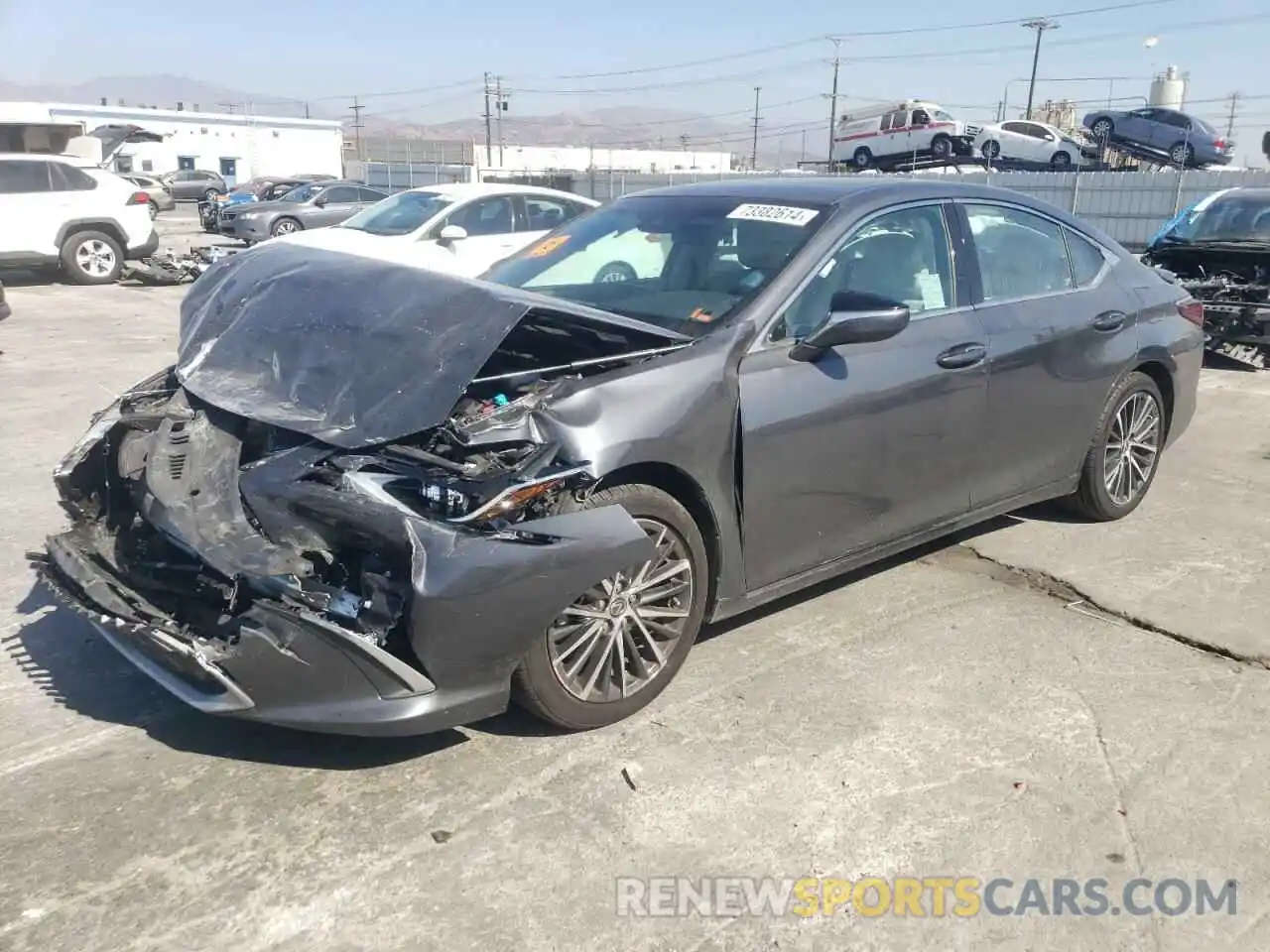 1 Photograph of a damaged car 58ADA1C18RU040572 LEXUS ES300 2024