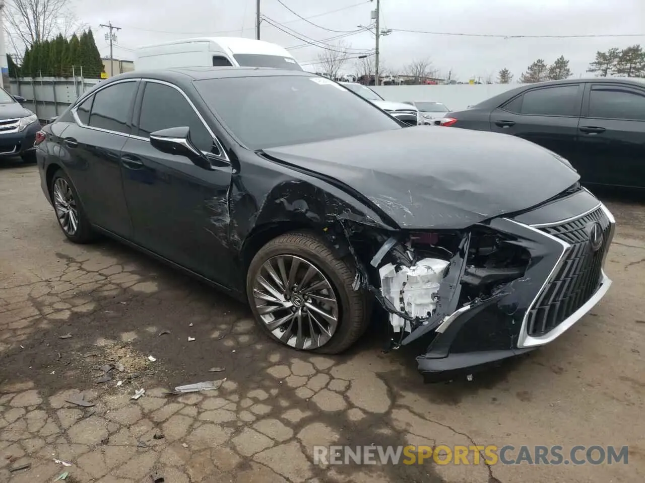 4 Photograph of a damaged car 58AFA1C13RU052086 LEXUS ES300 2024