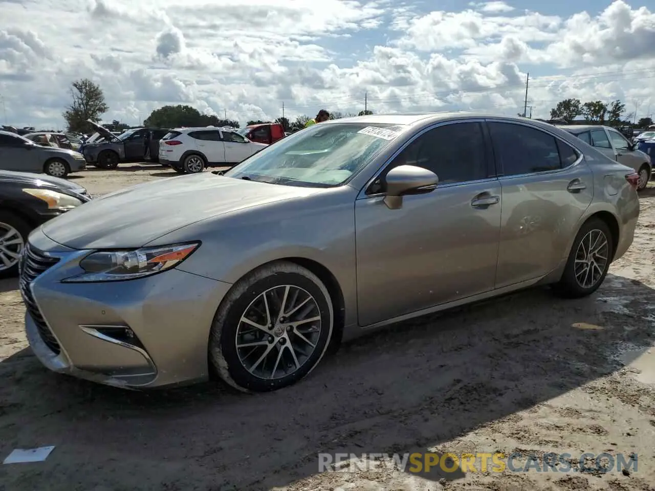1 Photograph of a damaged car 58ABK1GG1HU077920 LEXUS ES350 2017