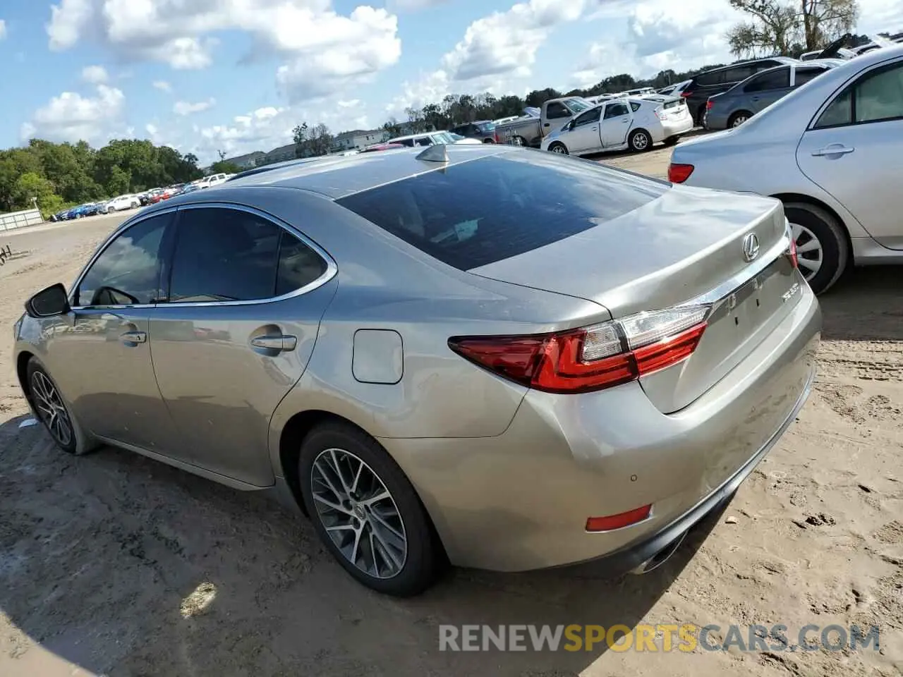2 Photograph of a damaged car 58ABK1GG1HU077920 LEXUS ES350 2017