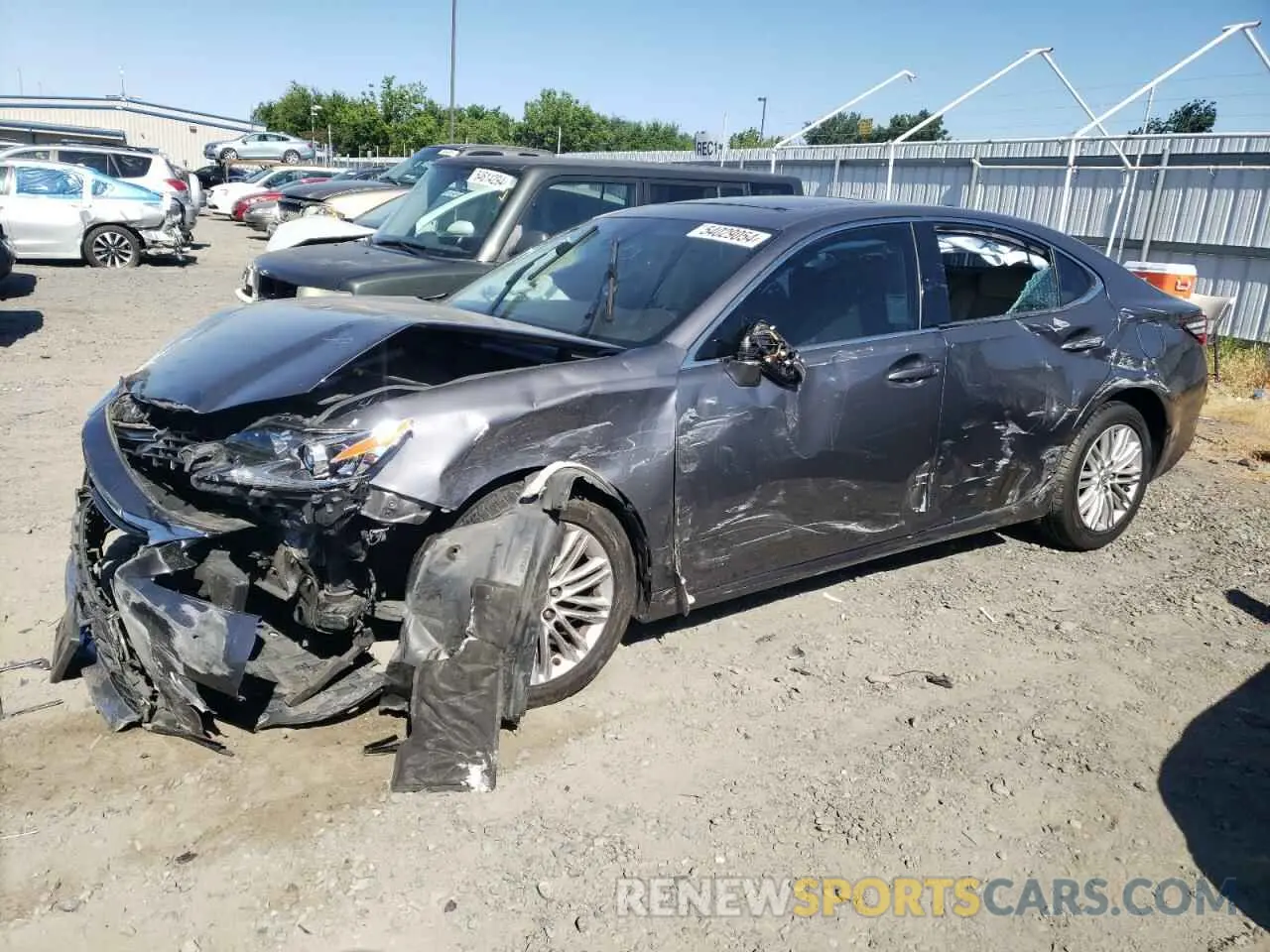 1 Photograph of a damaged car 58ABK1GG5HU079119 LEXUS ES350 2017