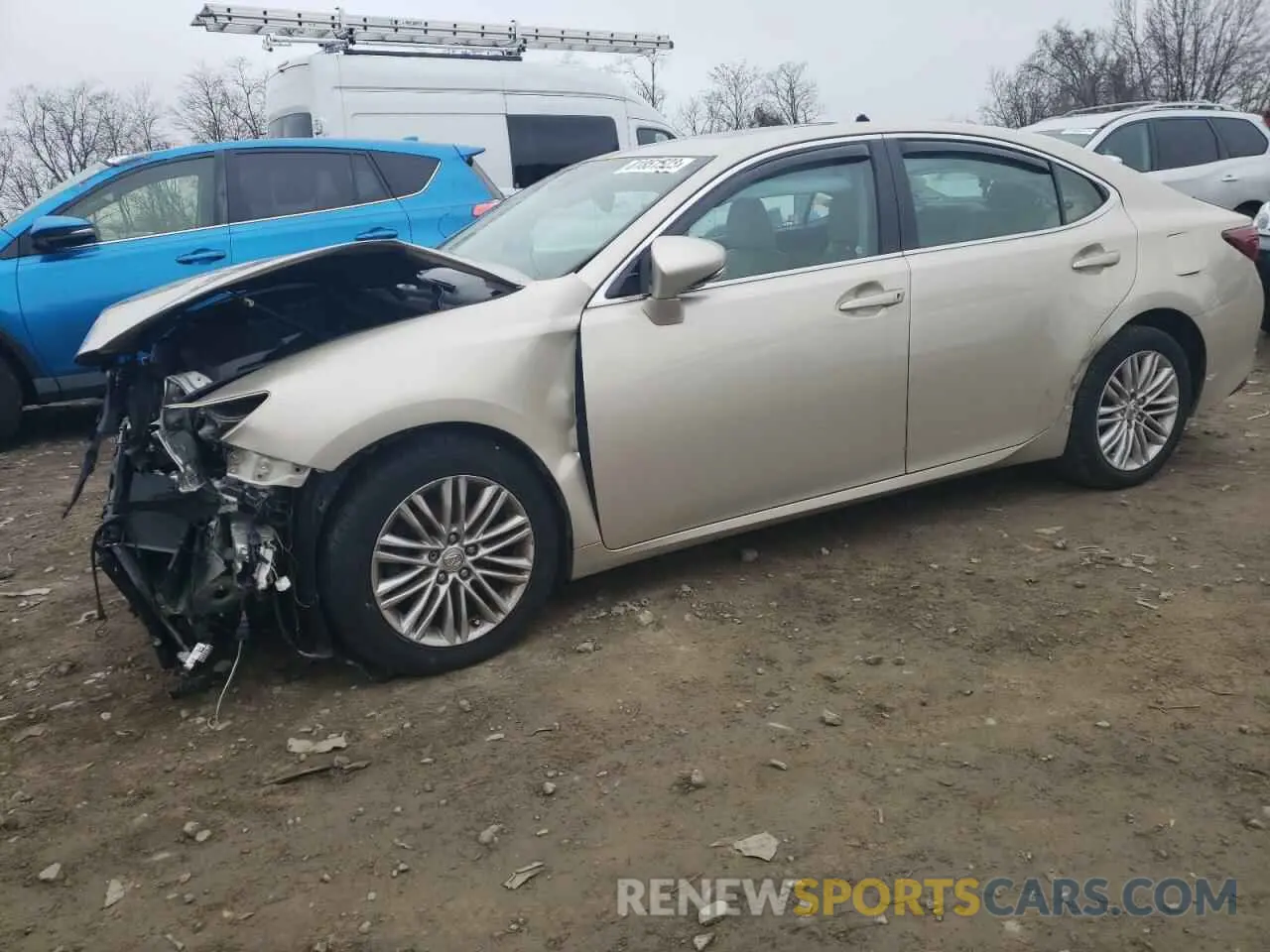 1 Photograph of a damaged car 58ABK1GG6HU043892 LEXUS ES350 2017