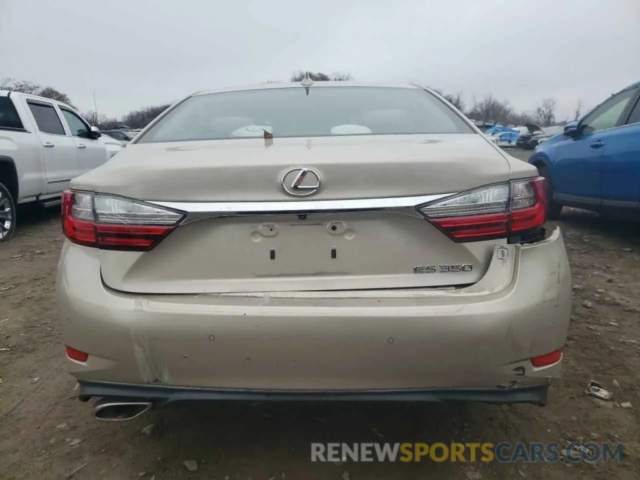 6 Photograph of a damaged car 58ABK1GG6HU043892 LEXUS ES350 2017