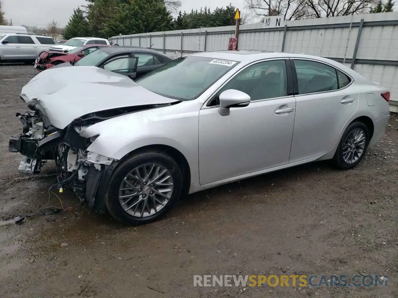 1 Photograph of a damaged car 58ABK1GG4JU082938 LEXUS ES350 2018