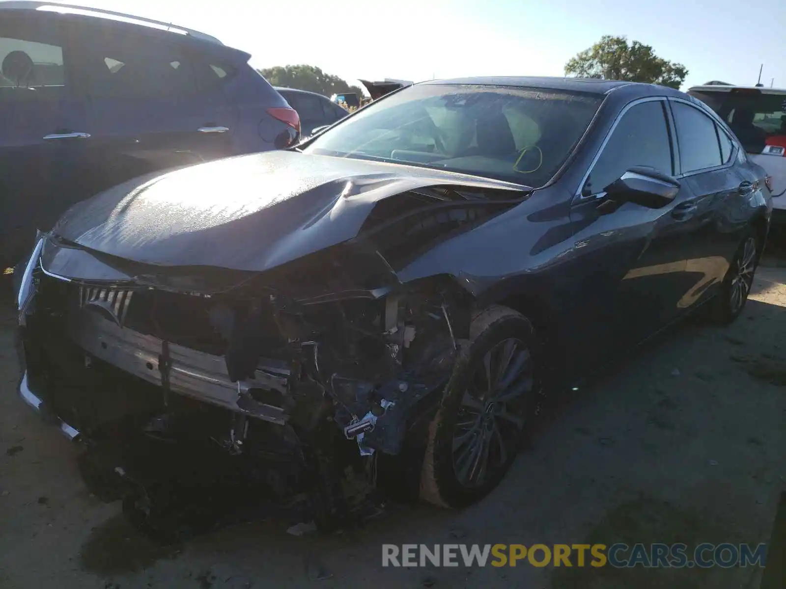 2 Photograph of a damaged car 58ABZ1B10KU008822 LEXUS ES350 2019