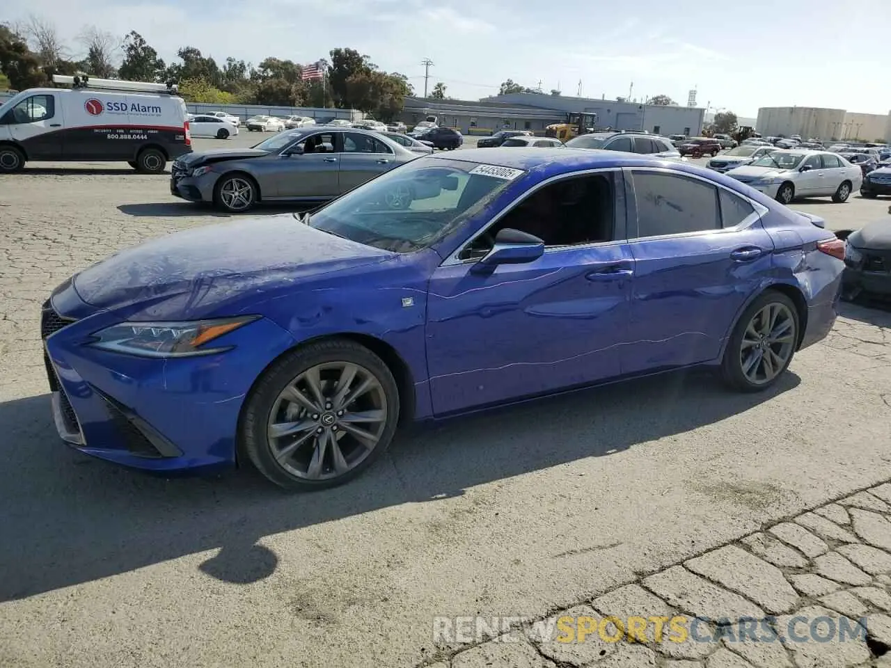 1 Photograph of a damaged car 58ABZ1B10KU014829 LEXUS ES350 2019