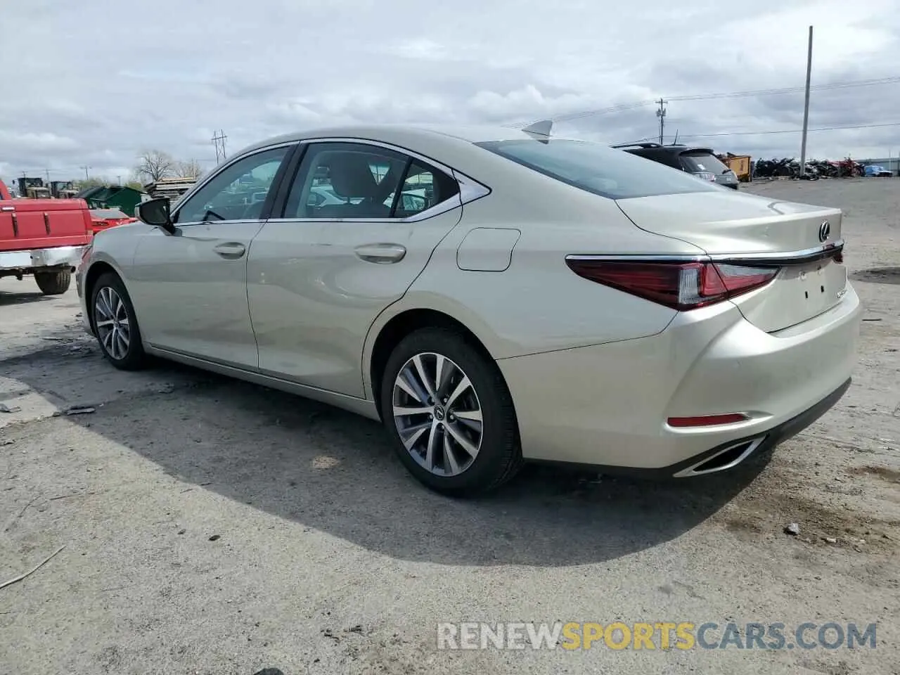 2 Photograph of a damaged car 58ABZ1B10KU020498 LEXUS ES350 2019