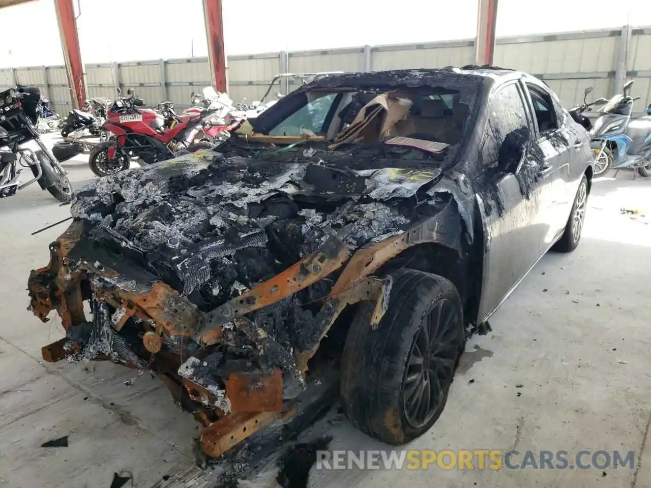 2 Photograph of a damaged car 58ABZ1B10KU022607 LEXUS ES350 2019