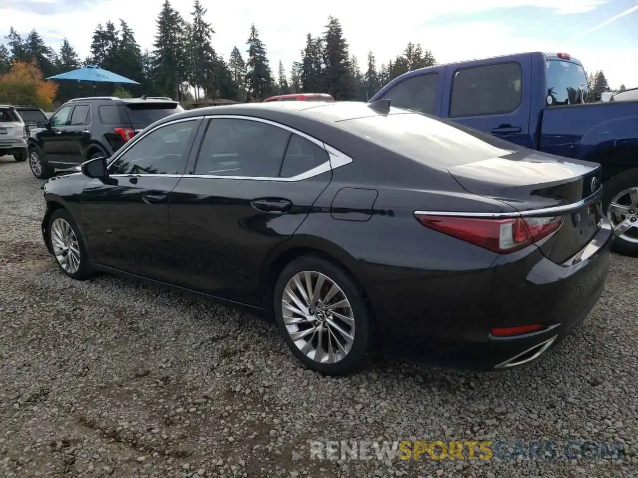 2 Photograph of a damaged car 58ABZ1B10KU023756 LEXUS ES350 2019