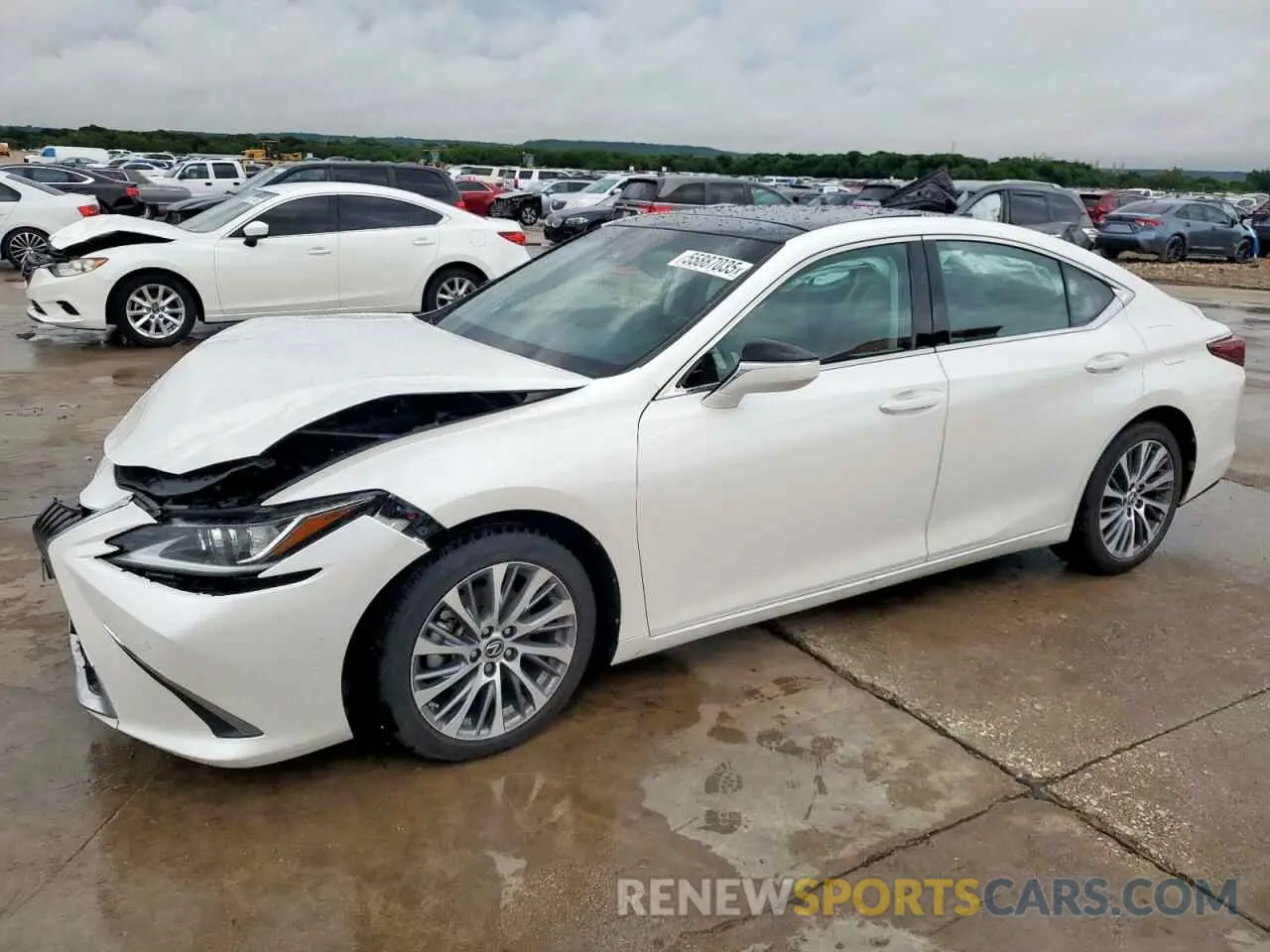 1 Photograph of a damaged car 58ABZ1B10KU030173 LEXUS ES350 2019