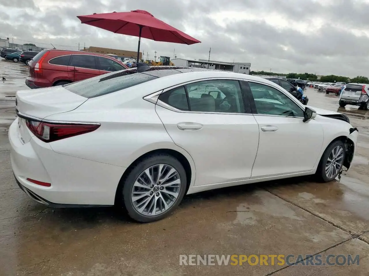3 Photograph of a damaged car 58ABZ1B10KU030173 LEXUS ES350 2019