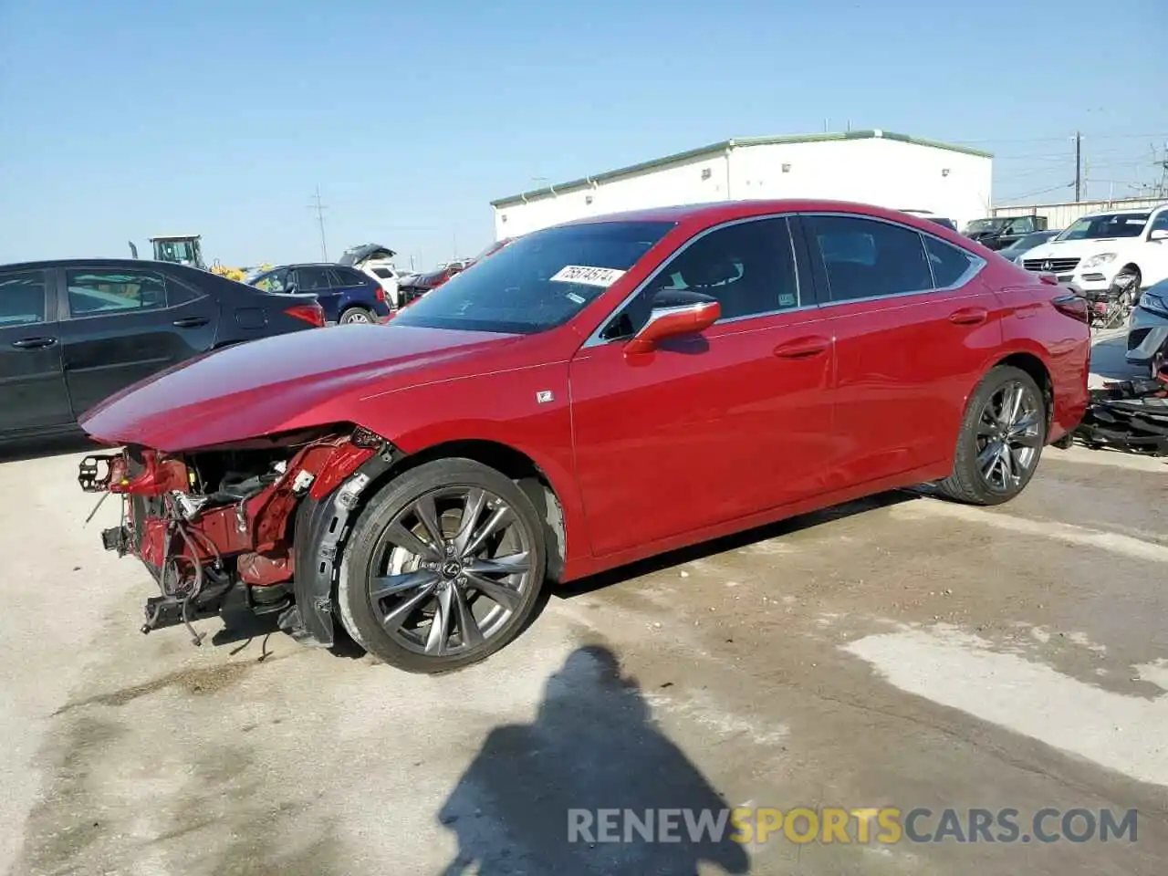 1 Photograph of a damaged car 58ABZ1B10KU035292 LEXUS ES350 2019