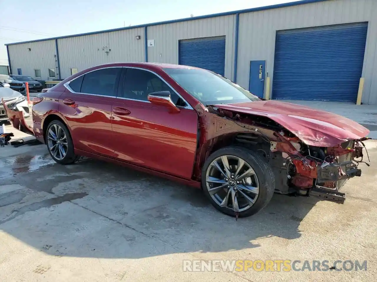 4 Photograph of a damaged car 58ABZ1B10KU035292 LEXUS ES350 2019