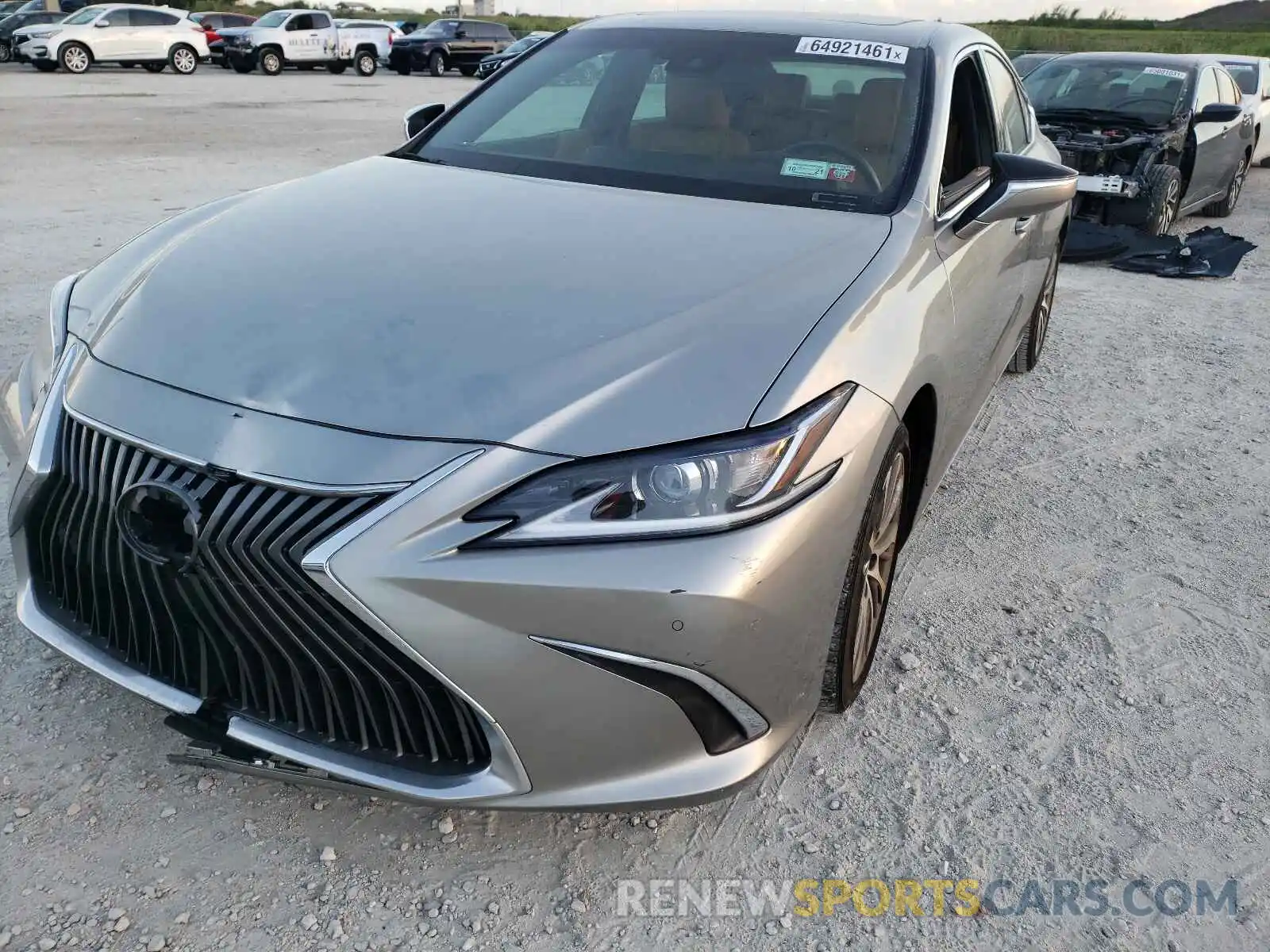 2 Photograph of a damaged car 58ABZ1B10KU050200 LEXUS ES350 2019