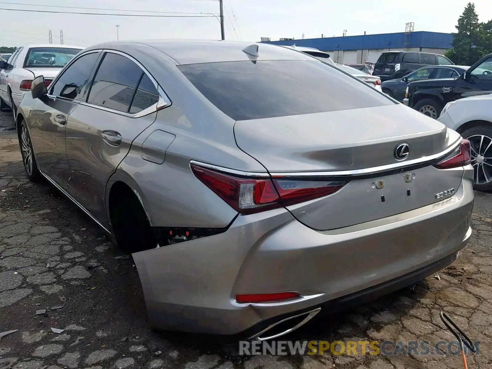 3 Photograph of a damaged car 58ABZ1B11KU023720 LEXUS ES350 2019