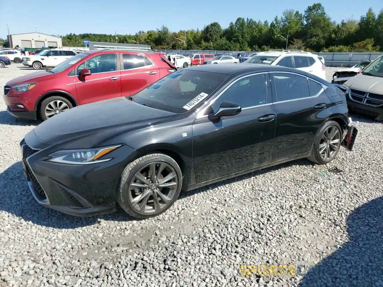 1 Photograph of a damaged car 58ABZ1B11KU046334 LEXUS ES350 2019