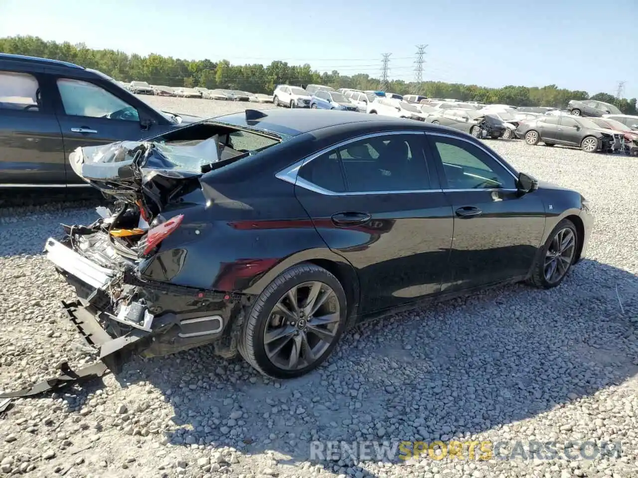 3 Photograph of a damaged car 58ABZ1B11KU046334 LEXUS ES350 2019