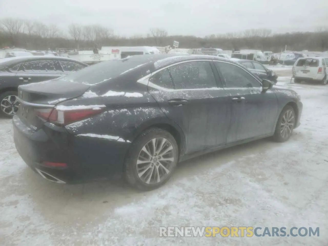 3 Photograph of a damaged car 58ABZ1B11KU049685 LEXUS ES350 2019