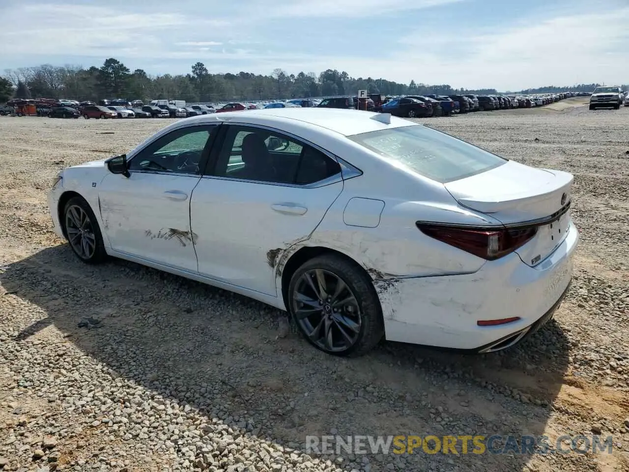 2 Photograph of a damaged car 58ABZ1B11KU051260 LEXUS ES350 2019