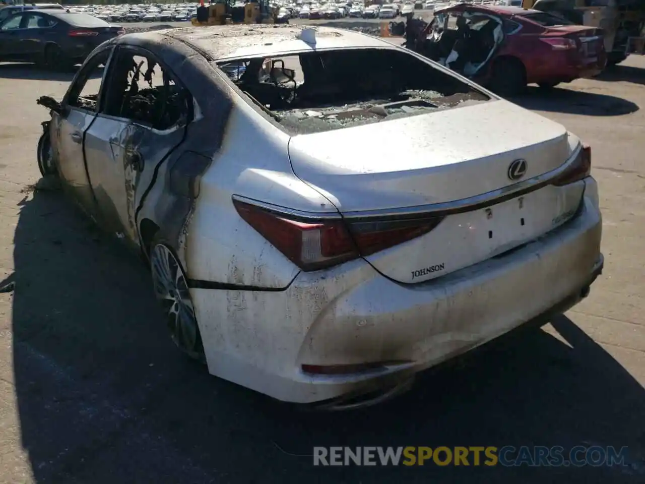 3 Photograph of a damaged car 58ABZ1B12KU014444 LEXUS ES350 2019