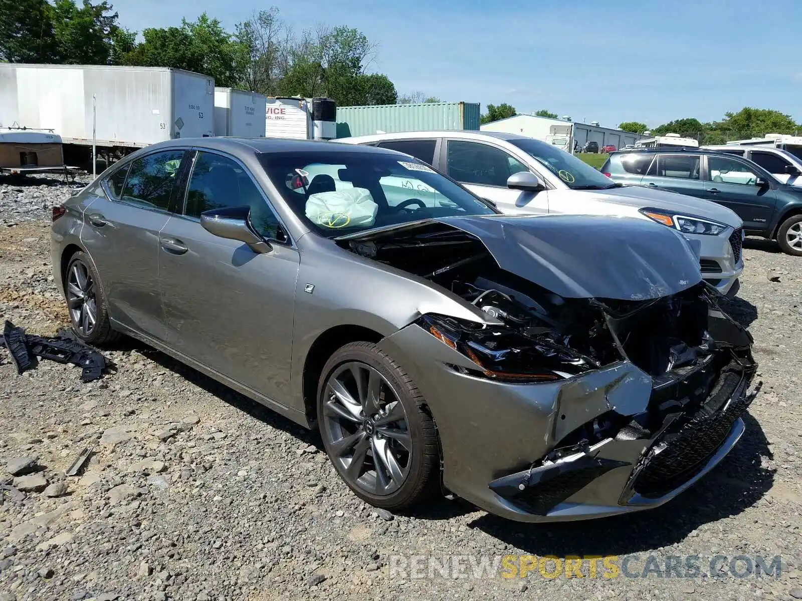 1 Photograph of a damaged car 58ABZ1B12KU033379 LEXUS ES350 2019