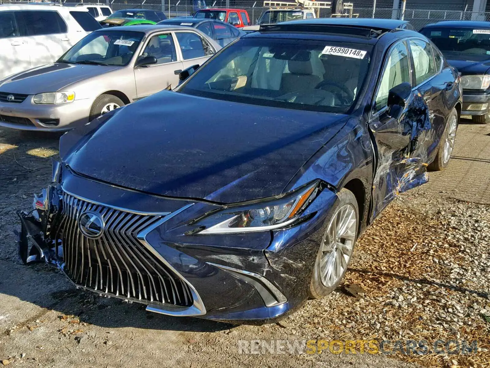 2 Photograph of a damaged car 58ABZ1B13KU009396 LEXUS ES350 2019