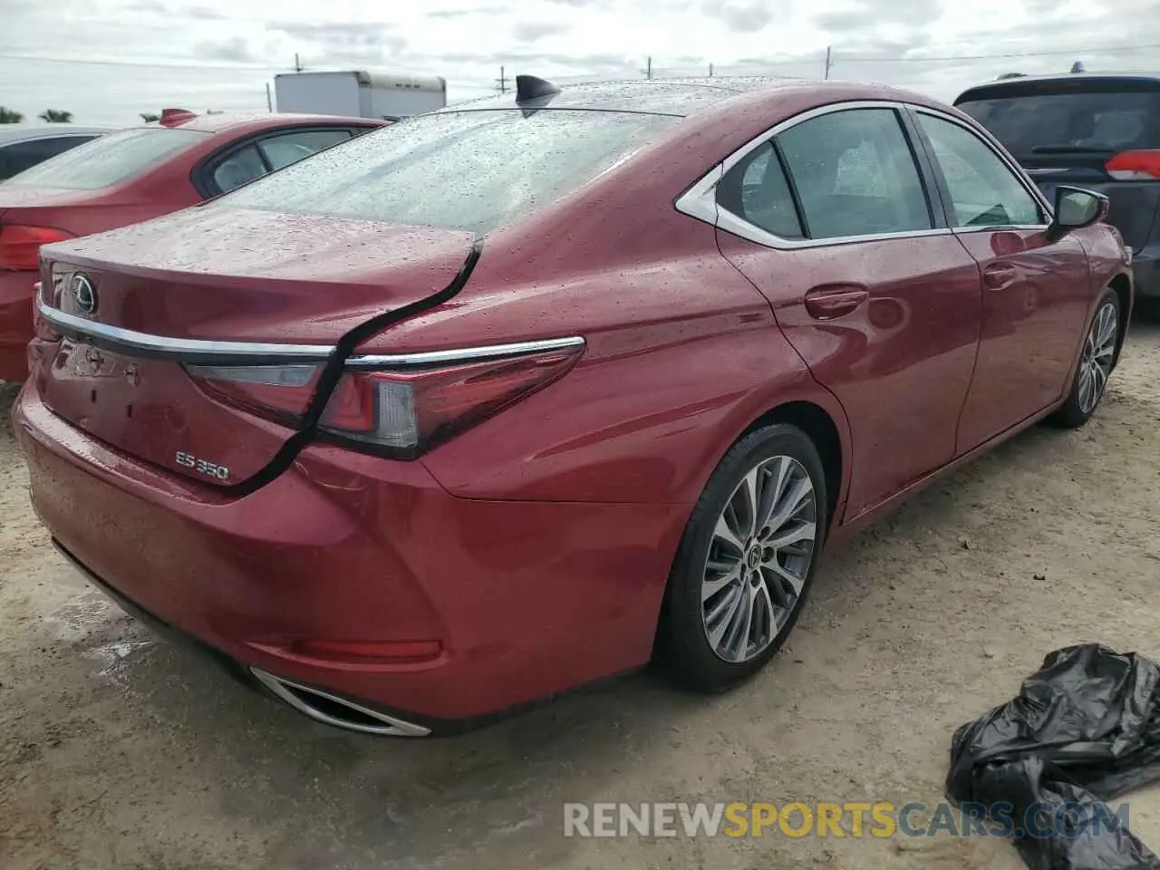 3 Photograph of a damaged car 58ABZ1B13KU017739 LEXUS ES350 2019