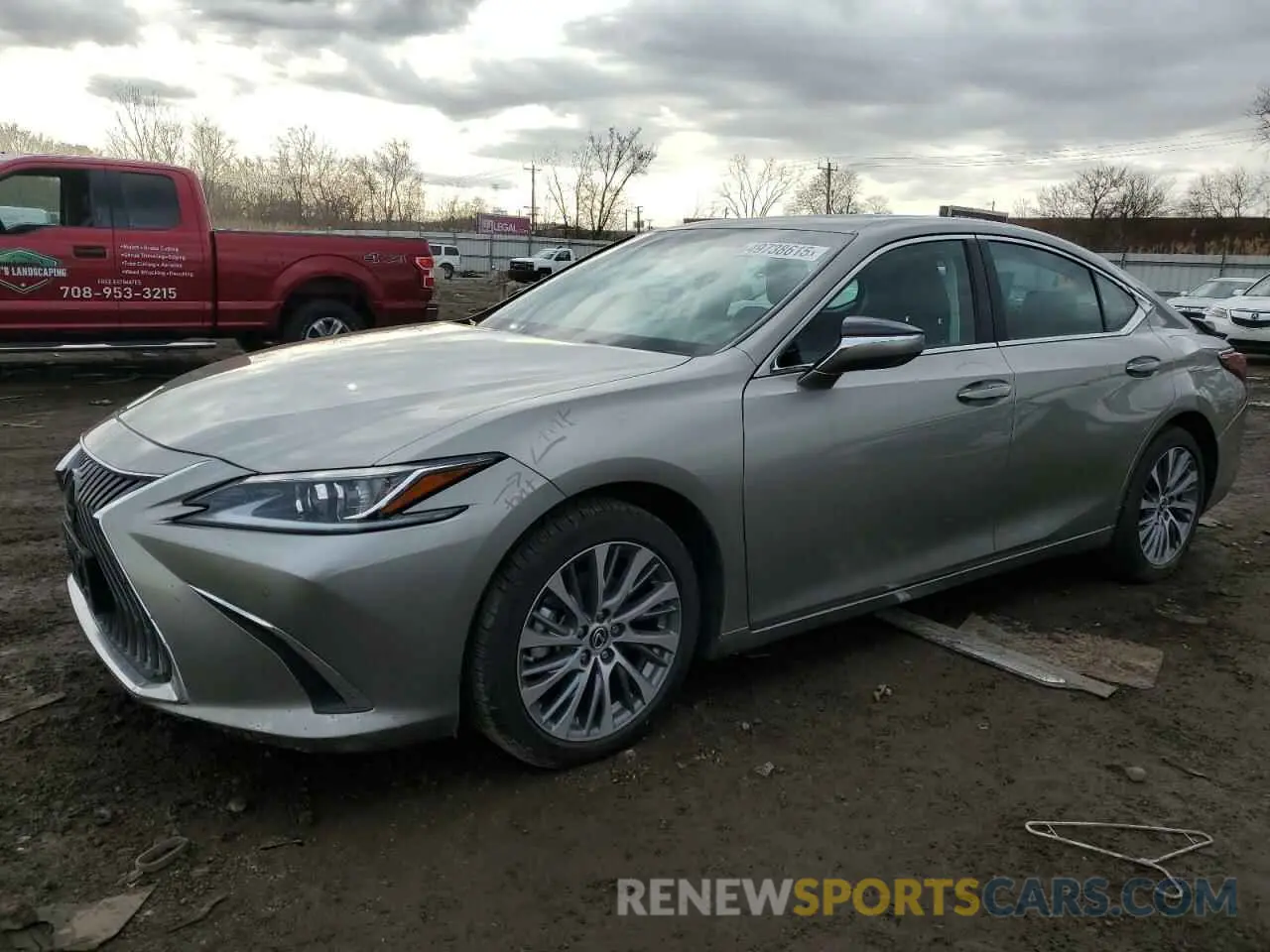 1 Photograph of a damaged car 58ABZ1B13KU021015 LEXUS ES350 2019