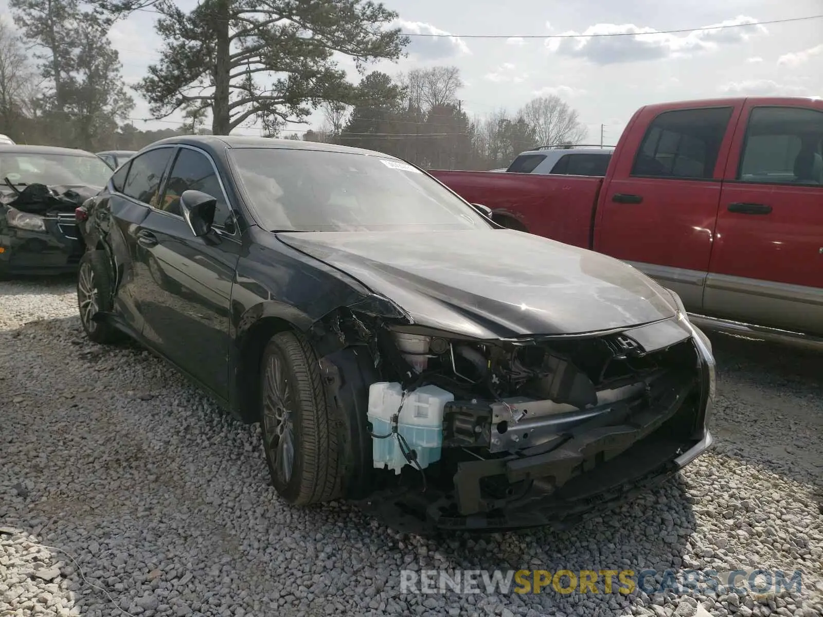 1 Photograph of a damaged car 58ABZ1B13KU032869 LEXUS ES350 2019